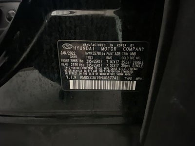 2022 Hyundai Santa Fe Hybrid Blue