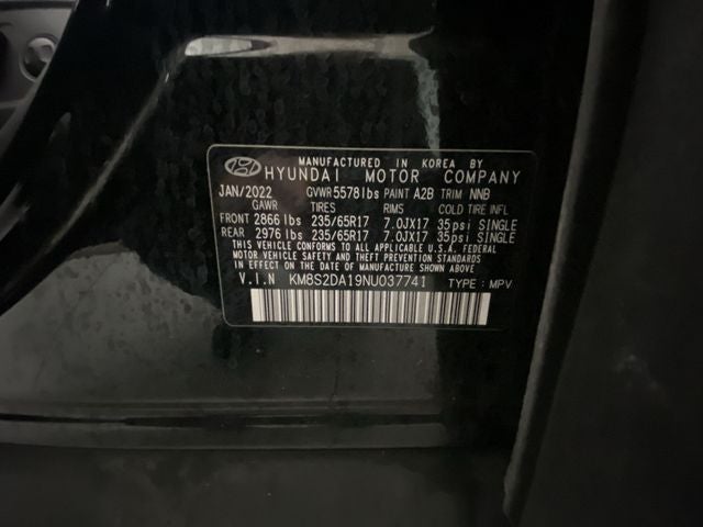 2022 Hyundai Santa Fe Hybrid Blue