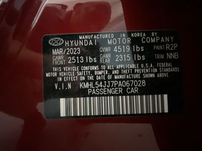 2023 Hyundai Sonata Hybrid Limited