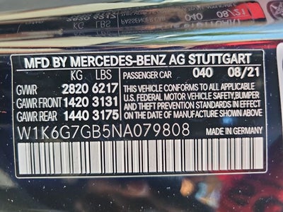 2022 Mercedes-Benz S-Class S 580 4MATIC®