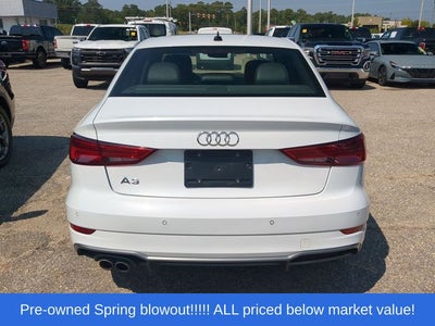 2019 Audi A3 2.0T Premium Plus