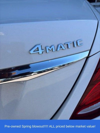2018 Mercedes-Benz E-Class E 300 4MATIC®