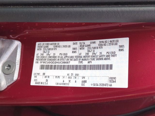 2017 Ford Escape SE