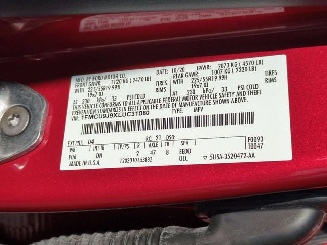 2020 Ford Escape Titanium