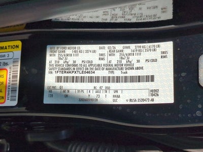 2026 Ford Ranger Lariat