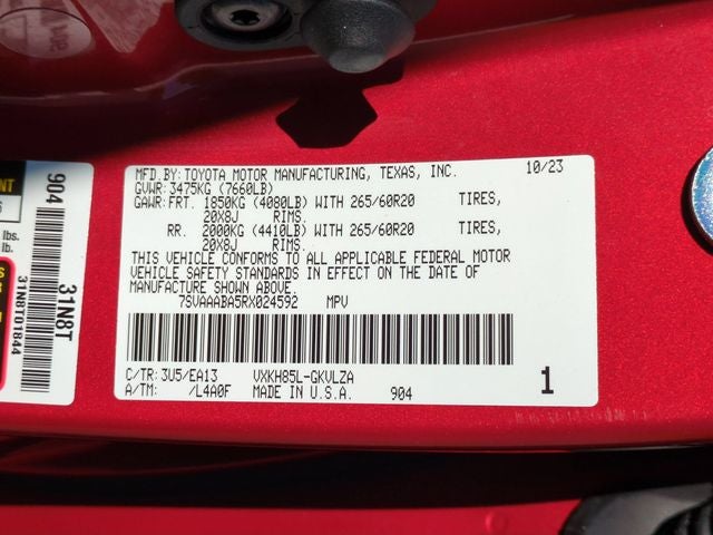 2024 Toyota Sequoia Limited