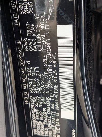 2016 Volvo XC60 T6 Platinum