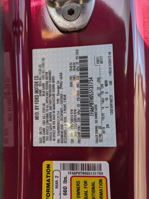 2025 Ford Mustang EcoBoost