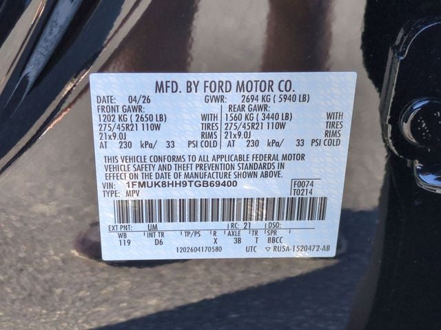 2026 Ford Explorer Platinum