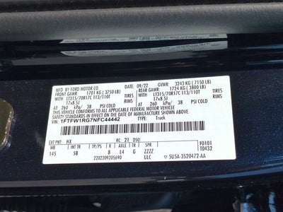 2022 Ford F-150 Raptor