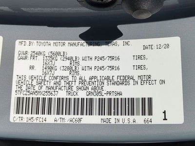 2021 Toyota Tacoma SR5 V6