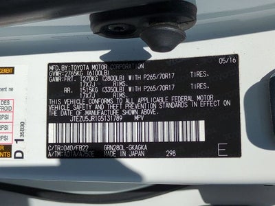 2016 Toyota 4Runner SR5