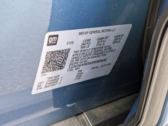 2025 Chevrolet Tahoe LT