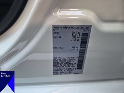 2026 Nissan Altima 2.5 SR
