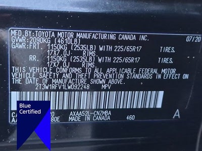 2020 Toyota RAV4 XLE