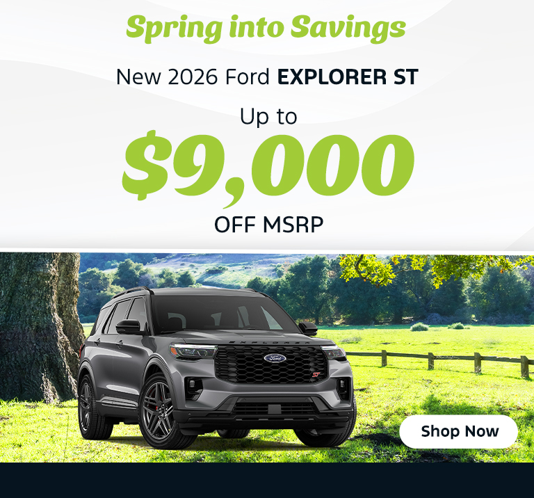 Explorer ST Savings