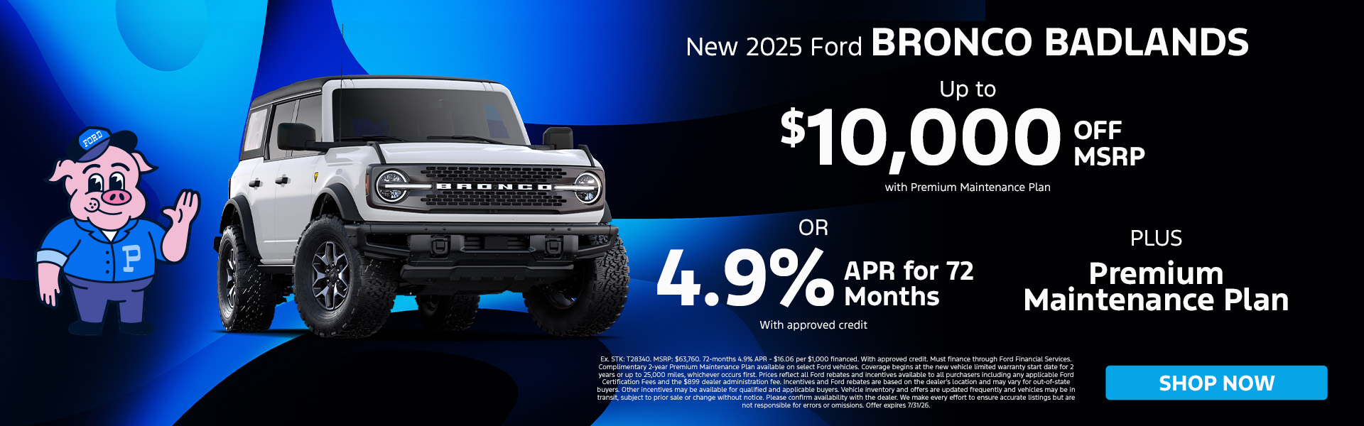 Ford Bronco Offers