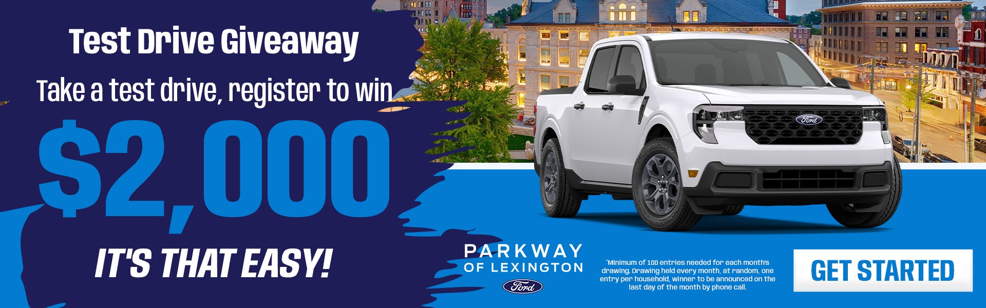 Test Drive Giveaway Offer