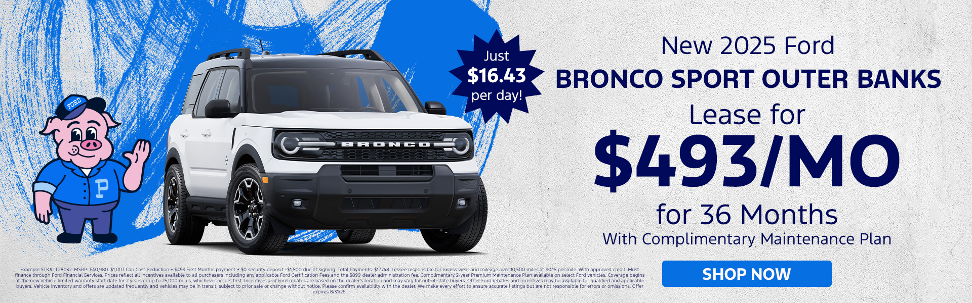 2026 Bronco Sport Lease Offer