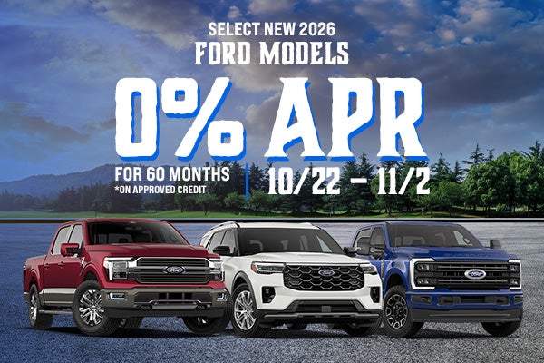 Select New 2026 Ford Models