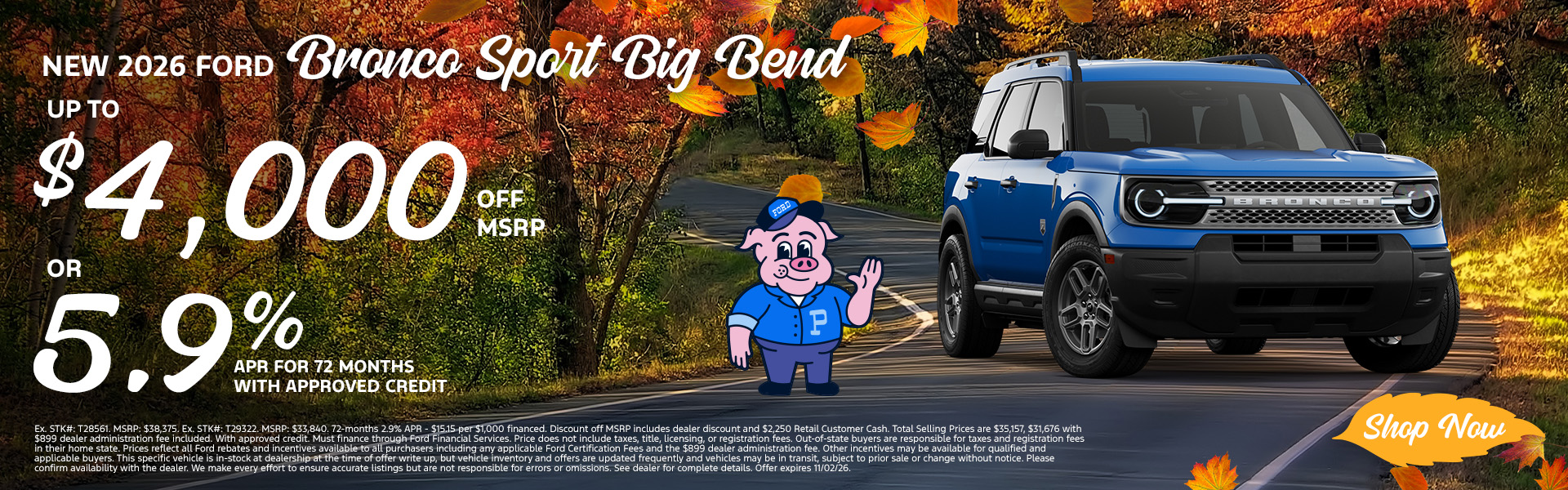 Bronco Sport Offers